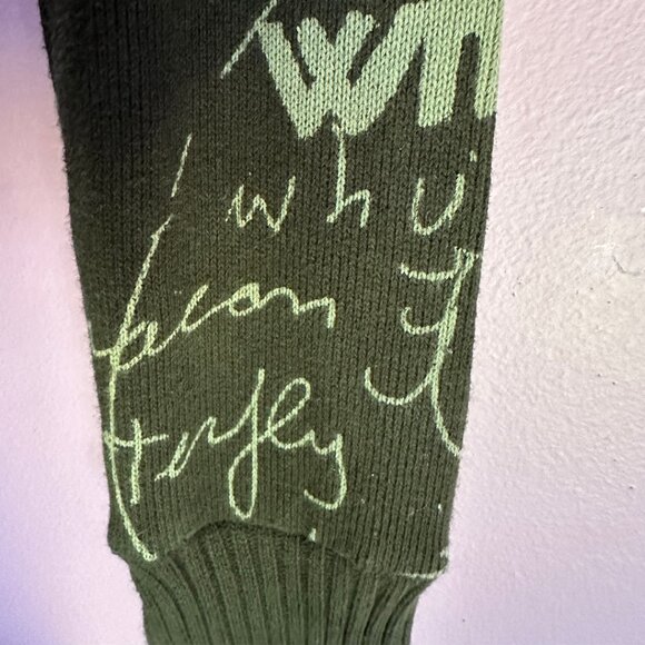 desigual brown floral orange and green long sleeve shirt - Picture 3 of 4